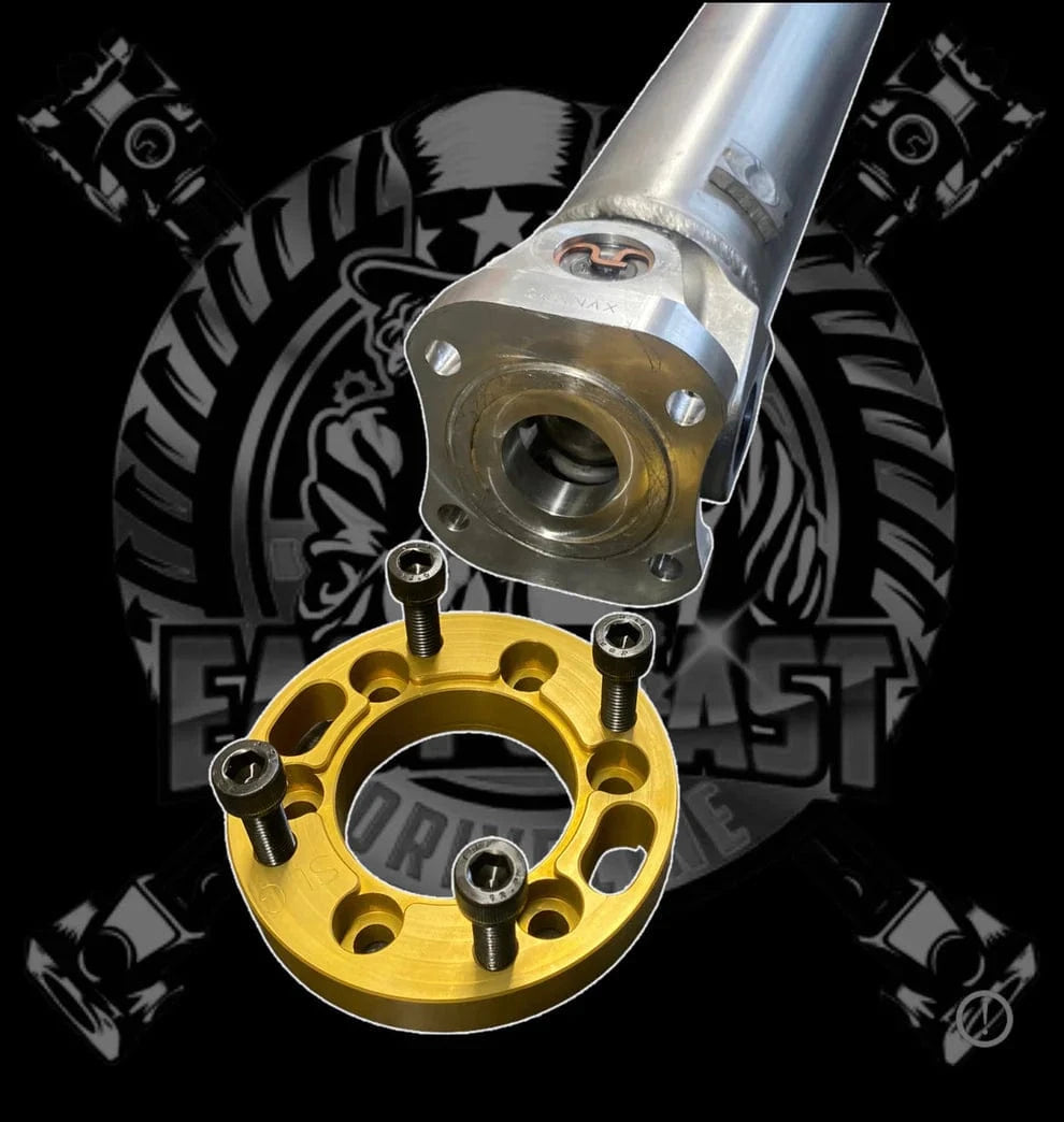 Kies-Motorsports East Coast Driveline 2013-2016 M5 4.4L-F10 F12 DCT, 2014-2019 M6 4.4L-F06, 2018 640i/650i 3.0L HD 1 Piece Carbon Fiber or Aluminum Driveshaft BMW OEM 26112284490, 26-11-2-284-490 DCT & Manual