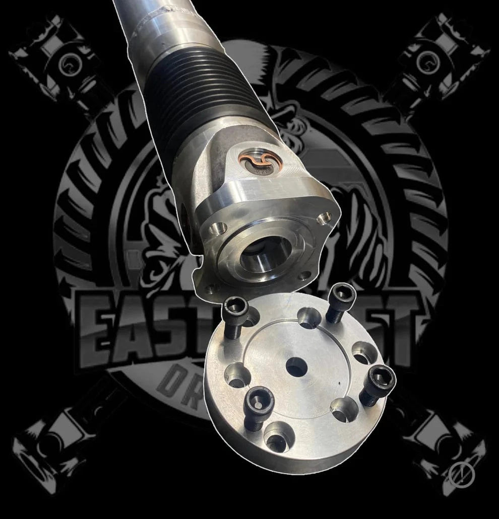 Kies-Motorsports East Coast Driveline 2013-2016 M5 4.4L-F10 F12 DCT, 2014-2019 M6 4.4L-F06, 2018 640i/650i 3.0L HD 1 Piece Carbon Fiber or Aluminum Driveshaft BMW OEM 26112284490, 26-11-2-284-490 DCT & Manual Main image