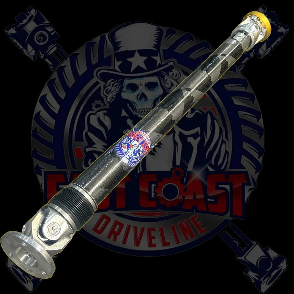 Kies-Motorsports East Coast Driveline 2014-2016 M235i, 2016 M2, 2017-2020 M240i 3.0L Automatic Transmission Custom 1 Piece Carbon Fiber or Aluminum Driveshaft. 26107648442, 26-10-7-648-442