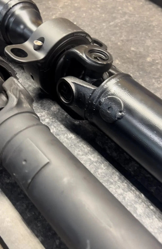 Kies-Motorsports East Coast Driveline 2020-2023 BMW X3M F97/X4M & M Competition F98 S58 3.0L HD 1 Piece Aluminum or Carbon Fiber Driveshaft. BMW OEM 26-10-9-504-250 (26109504250)