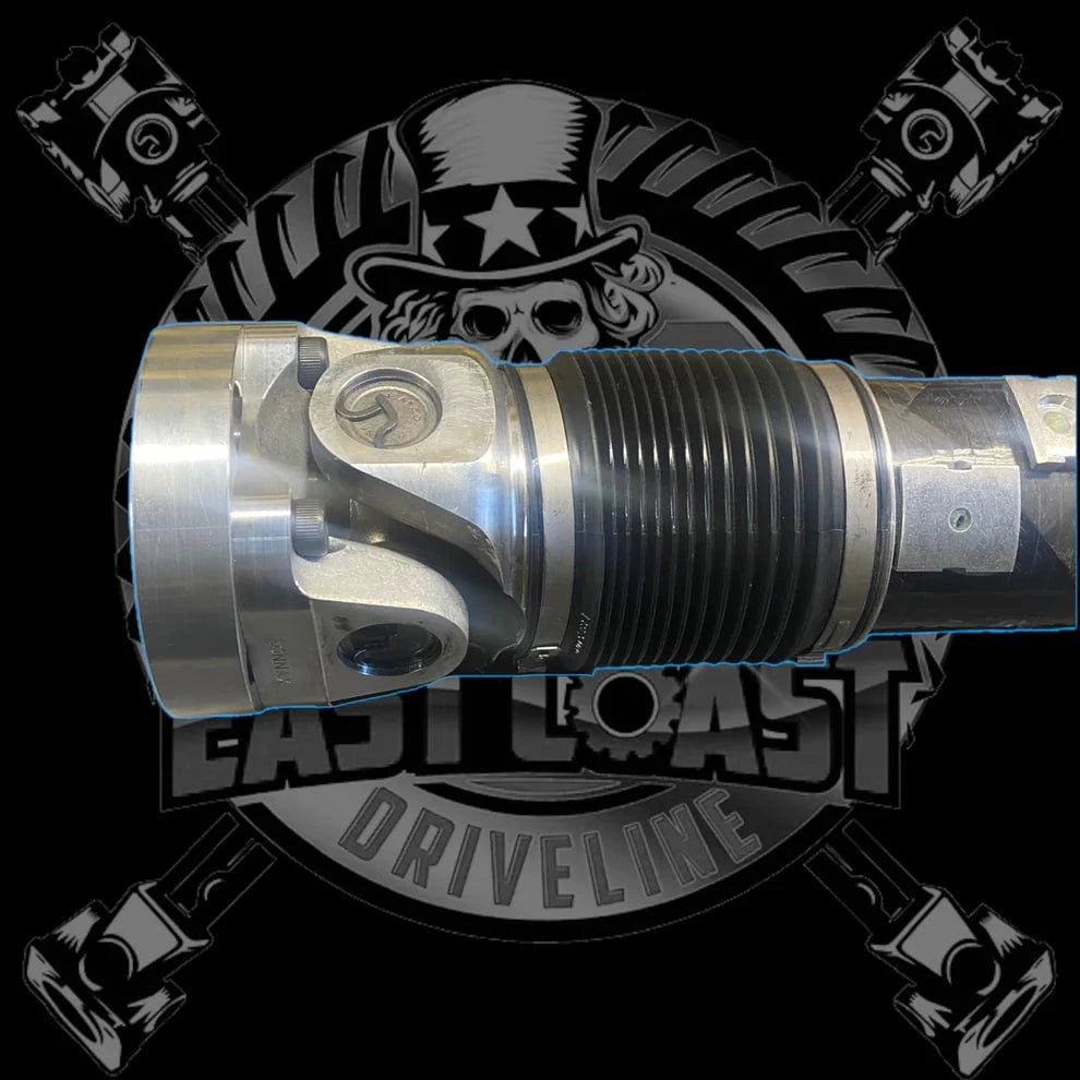Kies-Motorsports East Coast Driveline BMW E36 Custom Length 3” Carbon Fiber Slip Shaft (3.25”OD) with Toyota Supra MK4 93-98 Manual 6 Speed Transmission , and BMW E36 Rear Differential 6 Bolt CV Conversion Billet Alumium Flanges with Required Conversion Plate Adapters