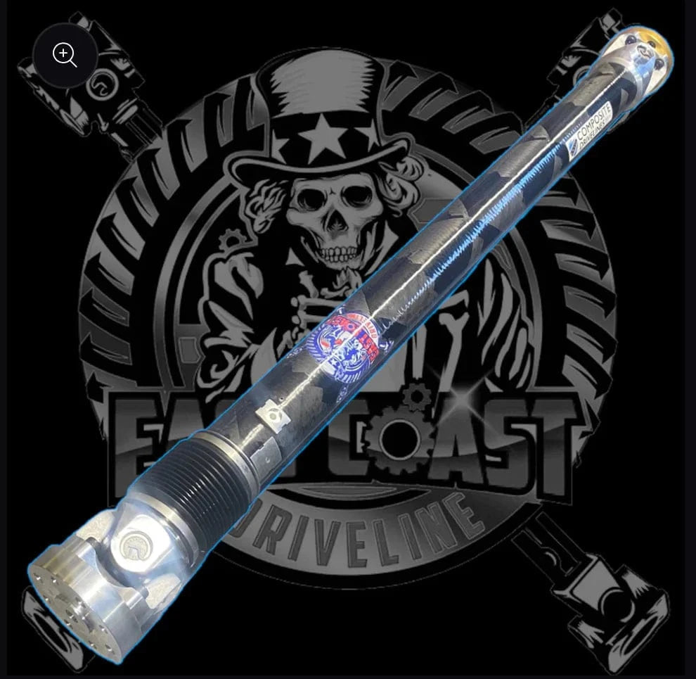 Kies-Motorsports East Coast Driveline BMW M3 E30 / E36 / E46 Front E36, E46, E39, E9X Rear Custom Aluminum or Carbon Fiber HD Driveshaft (automatic and manual)