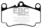 Kies-Motorsports EBC EBC 03-05 Porsche 911 (996) (Cast Iron Rotor only) 3.6 Carrera 4S Bluestuff Front Brake Pads