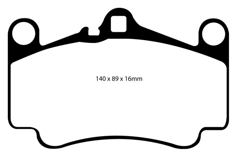 EBC 03-05 Porsche 911 (996) (Cast Iron Rotor only) 3.6 Carrera 4S Redstuff Front Brake Pads Secondary image