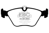 Kies-Motorsports EBC EBC 04-06 BMW X3 2.5 (E83) Greenstuff Front Brake Pads