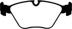 Kies-Motorsports EBC EBC 04-06 BMW X3 2.5 (E83) Greenstuff Front Brake Pads