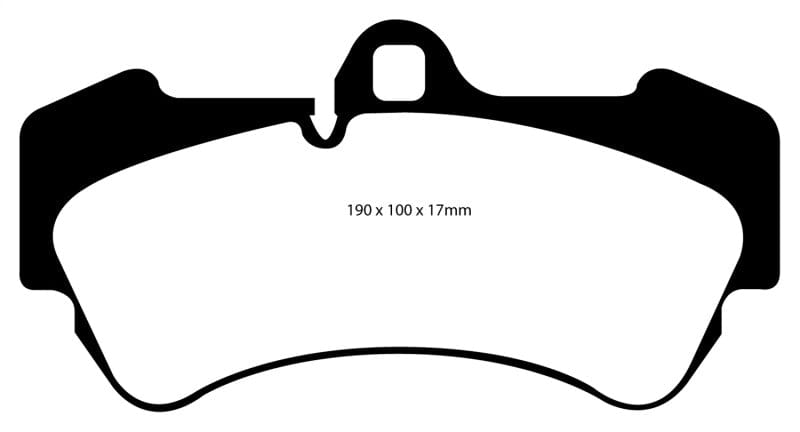 Kies-Motorsports EBC EBC 04-06 Porsche Cayenne 3.2L Bluestuff Front Brake Pads Main image