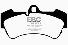 Kies-Motorsports EBC EBC 04-06 Porsche Cayenne 3.2L Bluestuff Front Brake Pads