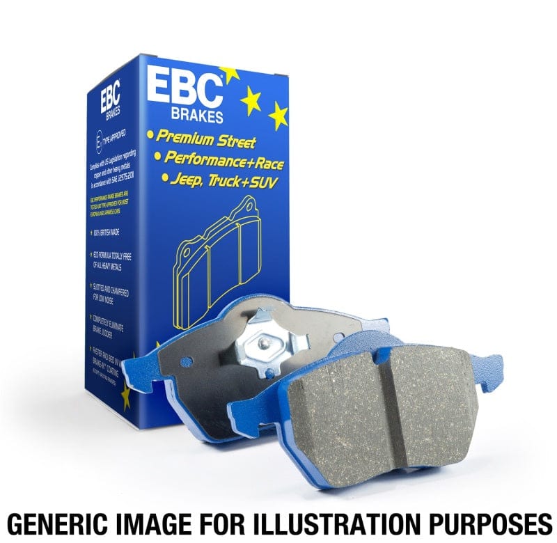 Kies-Motorsports EBC EBC 04-06 Porsche Cayenne 3.2L Bluestuff Front Brake Pads