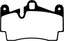 Kies-Motorsports EBC EBC 04-07 Porsche Cayenne 3.2 Redstuff Rear Brake Pads