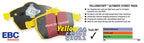 Kies-Motorsports EBC EBC 04-08 Porsche Boxster (Cast Iron Rotors only) 2.7 Yellowstuff Rear Brake Pads