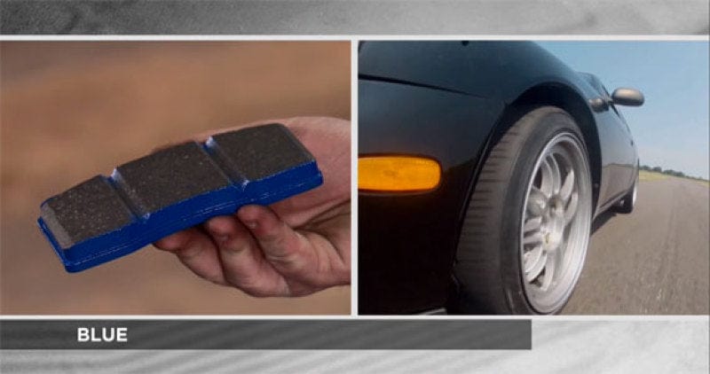 Kies-Motorsports EBC EBC 05-09 Porsche 911 (997) (Cast Iron Rotor only) 3.6 Carrera 2 Sport Bluestuff Rear Brake Pads