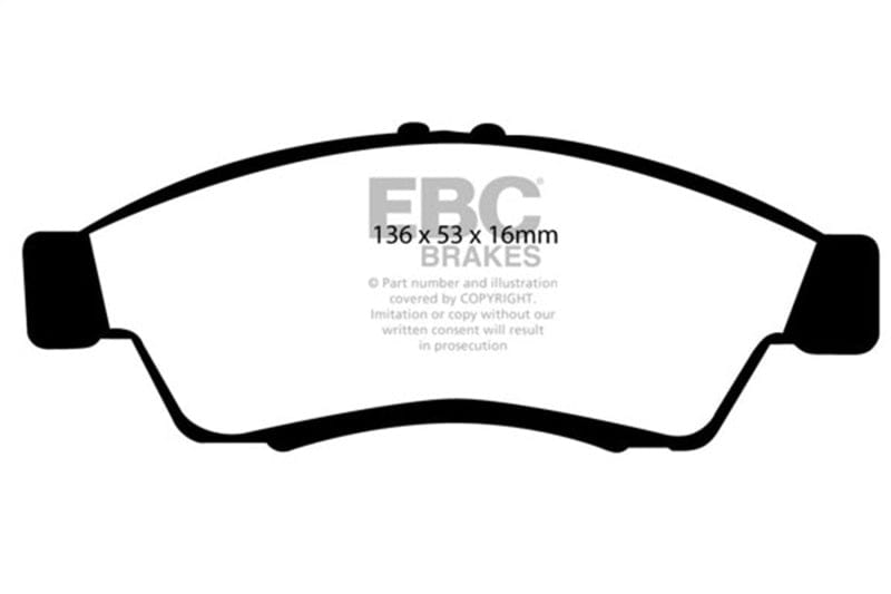 Kies-Motorsports EBC EBC 06-07 Suzuki Aerio 2.3 Greenstuff Front Brake Pads Main image