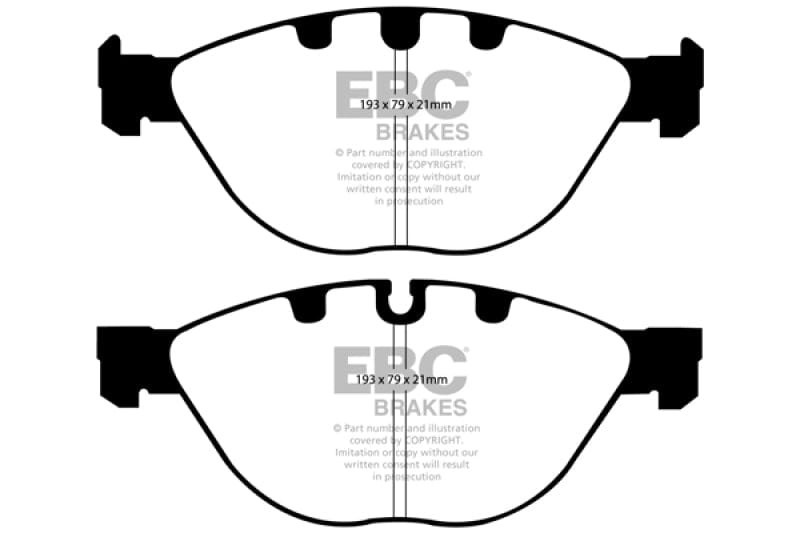 EBC 06-10 BMW M5 5.0 (E60) Redstuff Front Brake Pads Secondary image