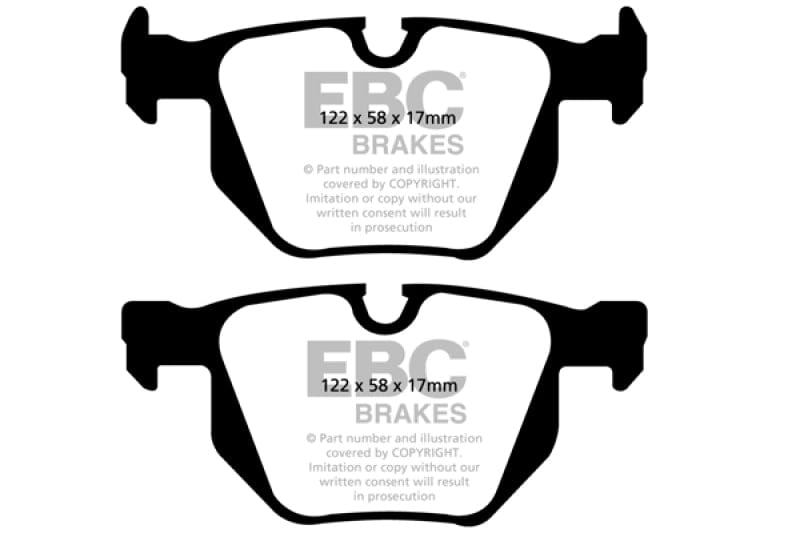 Kies-Motorsports EBC EBC 06-12 BMW 335i 3.0T (E90/E92/E93) Bluestuff Rear Brake Pads Main image