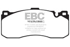 Kies-Motorsports EBC EBC 08-10 BMW 135 3.0 Twin Turbo Bluestuff Front Brake Pads