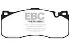 Kies-Motorsports EBC EBC 08-10 BMW 135 3.0 Twin Turbo Bluestuff Front Brake Pads