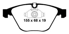 Kies-Motorsports EBC EBC 08-10 BMW M3 4.0 (E90) Redstuff Front Brake Pads