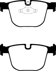 Kies-Motorsports EBC EBC 08-10 BMW M3 4.0 (E90) Yellowstuff Rear Brake Pads