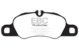Kies-Motorsports EBC EBC 09-12 Porsche 911 (997) (Cast Iron Rotor only) 3.6 Carrera 2 Redstuff Front Brake Pads