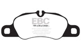 Kies-Motorsports EBC EBC 09-12 Porsche 911 (997) (Cast Iron Rotor only) 3.6 Carrera 2 Redstuff Front Brake Pads