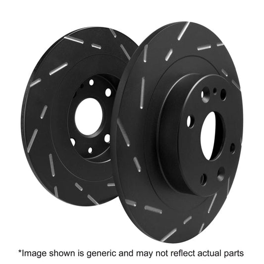 Kies-Motorsports EBC EBC 09-13 Toyota Highlander 2.7 2WD/4WD USR Slotted Rear Rotors