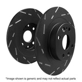 Kies-Motorsports EBC EBC 09-13 Toyota Highlander 2.7 2WD/4WD USR Slotted Rear Rotors