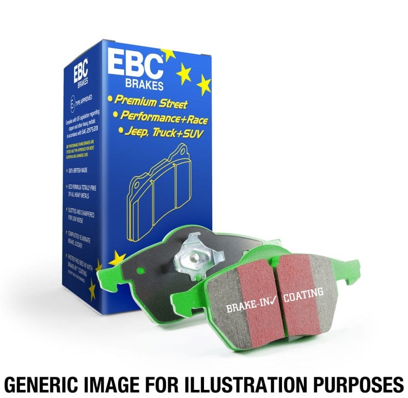 Kies-Motorsports EBC EBC 09+ BMW Z4 3.0 (E89) Greenstuff Front Brake Pads