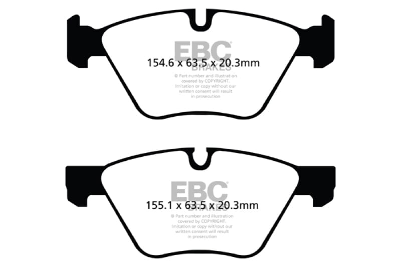 Kies-Motorsports EBC EBC 09+ BMW Z4 3.0 (E89) Ultimax2 Front Brake Pads