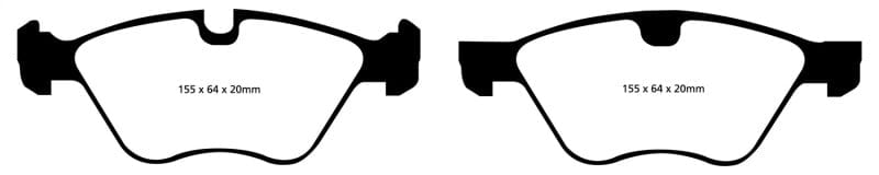Kies-Motorsports EBC EBC 09+ BMW Z4 3.0 (E89) Yellowstuff Front Brake Pads