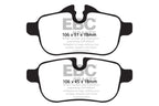 Kies-Motorsports EBC EBC 09+ BMW Z4 3.0 (E89) Yellowstuff Rear Brake Pads