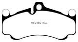 Kies-Motorsports EBC EBC 10-12 Porsche 911 (997) (Cast Iron Rotor only) 3.8 GT3 Yellowstuff Front Brake Pads