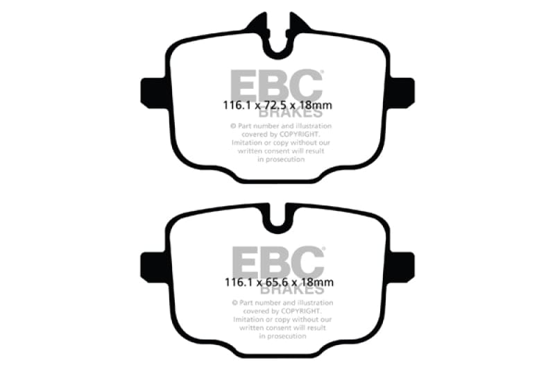 EBC 10+ BMW 535i 3.0 Turbo (F10) Greenstuff Rear Brake Pads Secondary image
