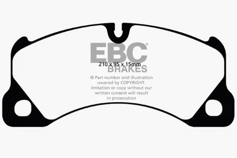 EBC 10+ Porsche Cayenne 3.0 Supercharged Hybrid Bluestuff Front Brake Pads Secondary image