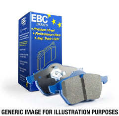 Kies-Motorsports EBC EBC 10+ Porsche Cayenne 3.0 Supercharged Hybrid Bluestuff Front Brake Pads