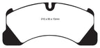 Kies-Motorsports EBC EBC 10+ Porsche Cayenne 3.0 Supercharged Hybrid Yellowstuff Front Brake Pads