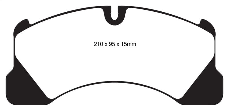 EBC 10+ Volkswagen Touareg 3.0 Supercharged Hybrid Redstuff Front Brake Pads Secondary image