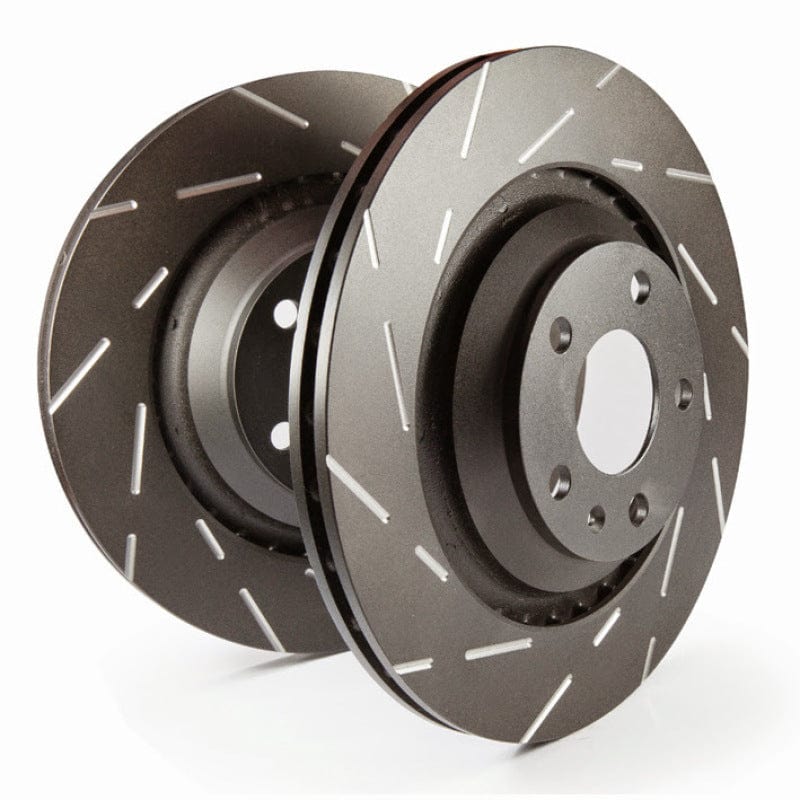 Kies-Motorsports EBC EBC 11-17 Porsche Cayenne (2nd Gen) 3.0L Supercharged Hybrid USR Slotted Front Rotors Main image