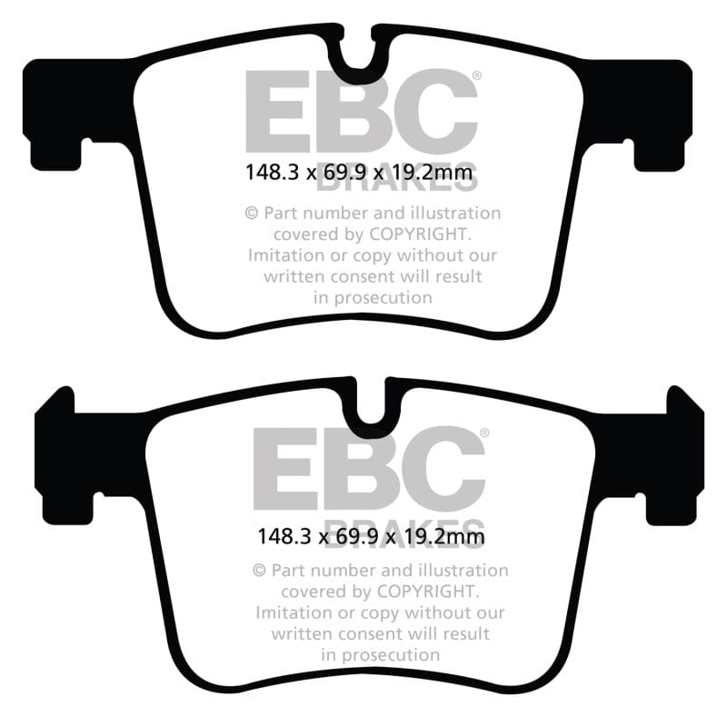 EBC 11+ BMW X3 2.0 Turbo (F25) Redstuff Front Brake Pads Secondary image
