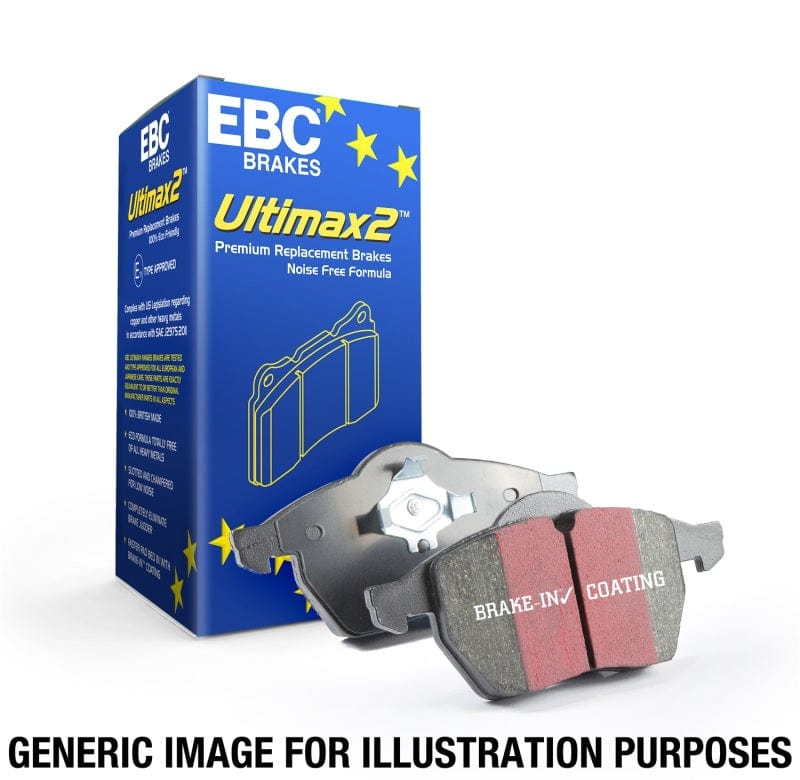 Kies-Motorsports EBC EBC 11+ BMW X3 2.0 Turbo (F25) Ultimax2 Rear Brake Pads