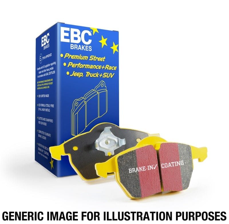 Kies-Motorsports EBC EBC 11+ BMW X3 2.0 Turbo (F25) Yellowstuff Front Brake Pads