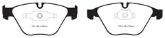 Kies-Motorsports EBC EBC 11+ BMW Z4 3.0 Twin Turbo iS (E89) Greenstuff Front Brake Pads