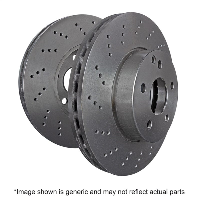 EBC 12-15 Porsche 911 (991) Carrera 4S 3.8L (w/Iron Rotors) RK Premium Cross-Drilled Front Rotors Secondary image