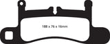Kies-Motorsports EBC EBC 12-15 Porsche 911 (991) (Cast Iron Rotor only) 3.4 Carrera Yellowstuff Rear Brake Pads