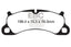 Kies-Motorsports EBC EBC 12-15 Porsche 911 (991) (Cast Iron Rotor only) 3.8 Carrera S Redstuff Front Brake Pads