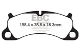 Kies-Motorsports EBC EBC 12-15 Porsche 911 (991) (Cast Iron Rotor only) 3.8 Carrera S Redstuff Front Brake Pads