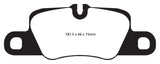 Kies-Motorsports EBC EBC 12-15 Porsche 911 (991) (Cast Iron Rotor only) 3.8 Carrera S Redstuff Rear Brake Pads