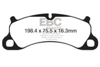 Kies-Motorsports EBC EBC 12-15 Porsche 911 (991) (Cast Iron Rotor only) 3.8 Carrera S Yellowstuff Front Brake Pads