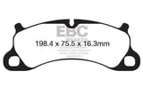 Kies-Motorsports EBC EBC 12-15 Porsche 911 (991) (Cast Iron Rotor only) 3.8 Carrera S Yellowstuff Front Brake Pads