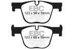 Kies-Motorsports EBC EBC 12+ BMW ActiveHybrid 3 3.0 Turbo Greenstuff Rear Brake Pads